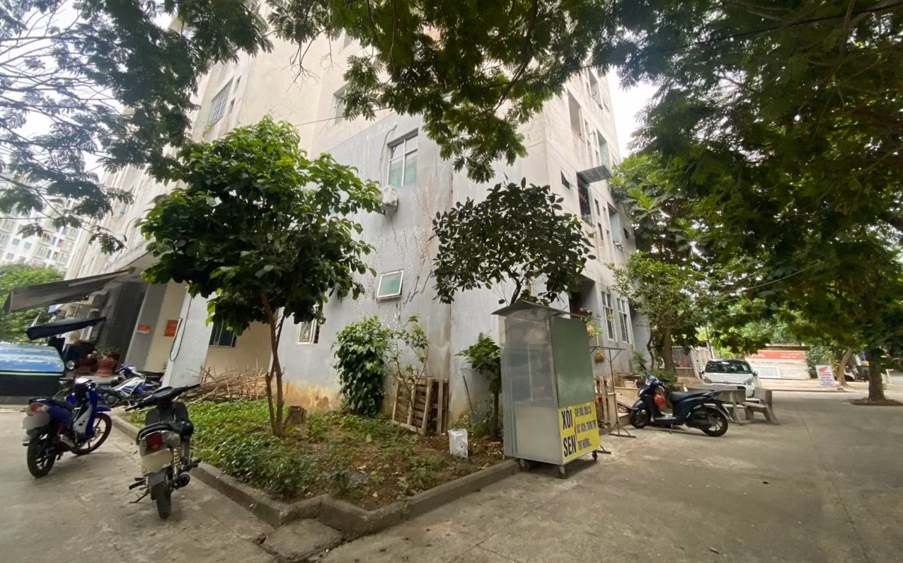 Toà nhà chung cư nơi xảy ra vụ việc. Toà nhà chung cư nơi xảy ra vụ việc.