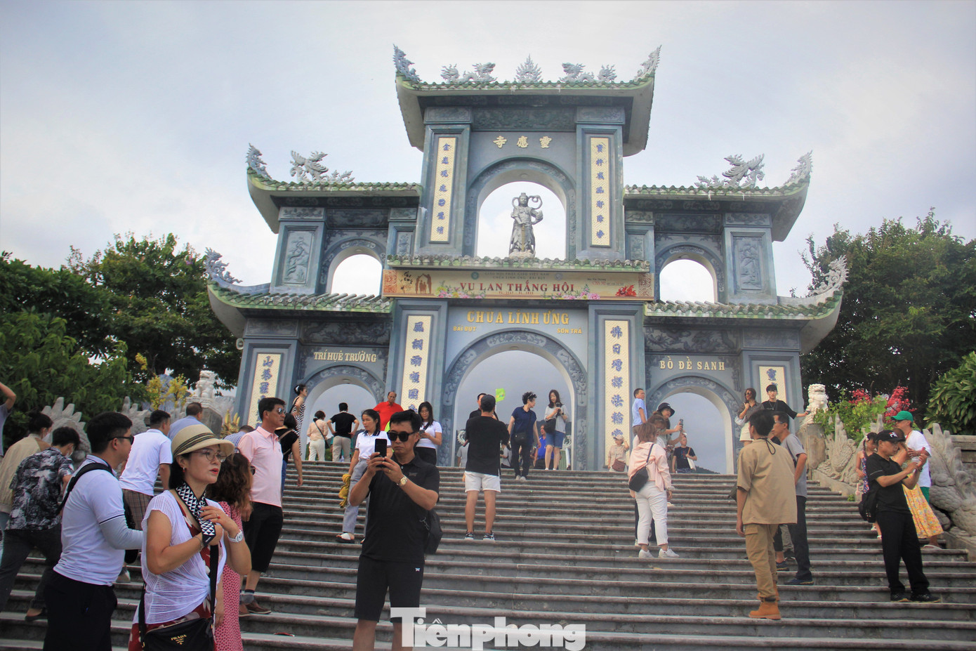 Chùa Linh Ứng nằm trên bán đảo Sơn Trà. Ảnh: Thanh Trần. Chùa Linh Ứng nằm trên bán đảo Sơn Trà. Ảnh: Thanh Trần.