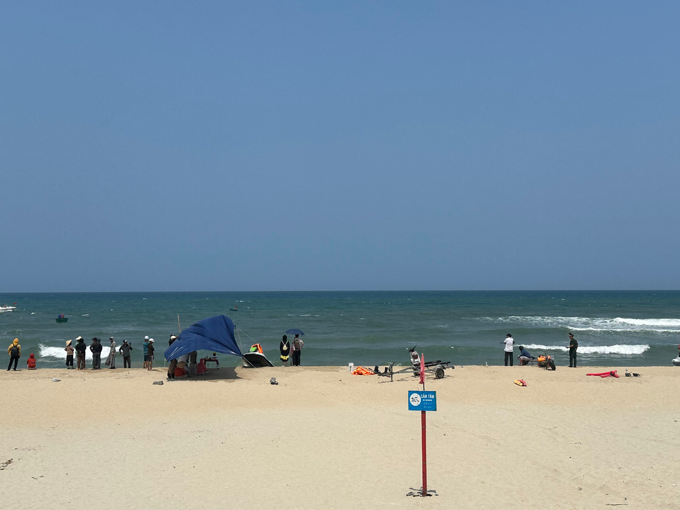 Khu vực biển nơi hai anh em sinh đôi gặp nạn. Khu vực biển nơi hai anh em sinh đôi gặp nạn.