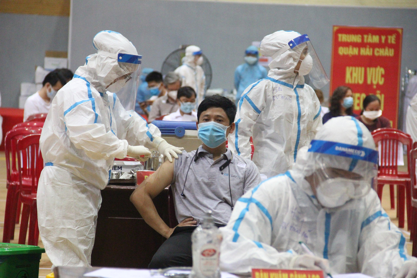 Thời gian tiêm vắc xin Moderna đợt 1 từ ngày 29/7 - 5/8.