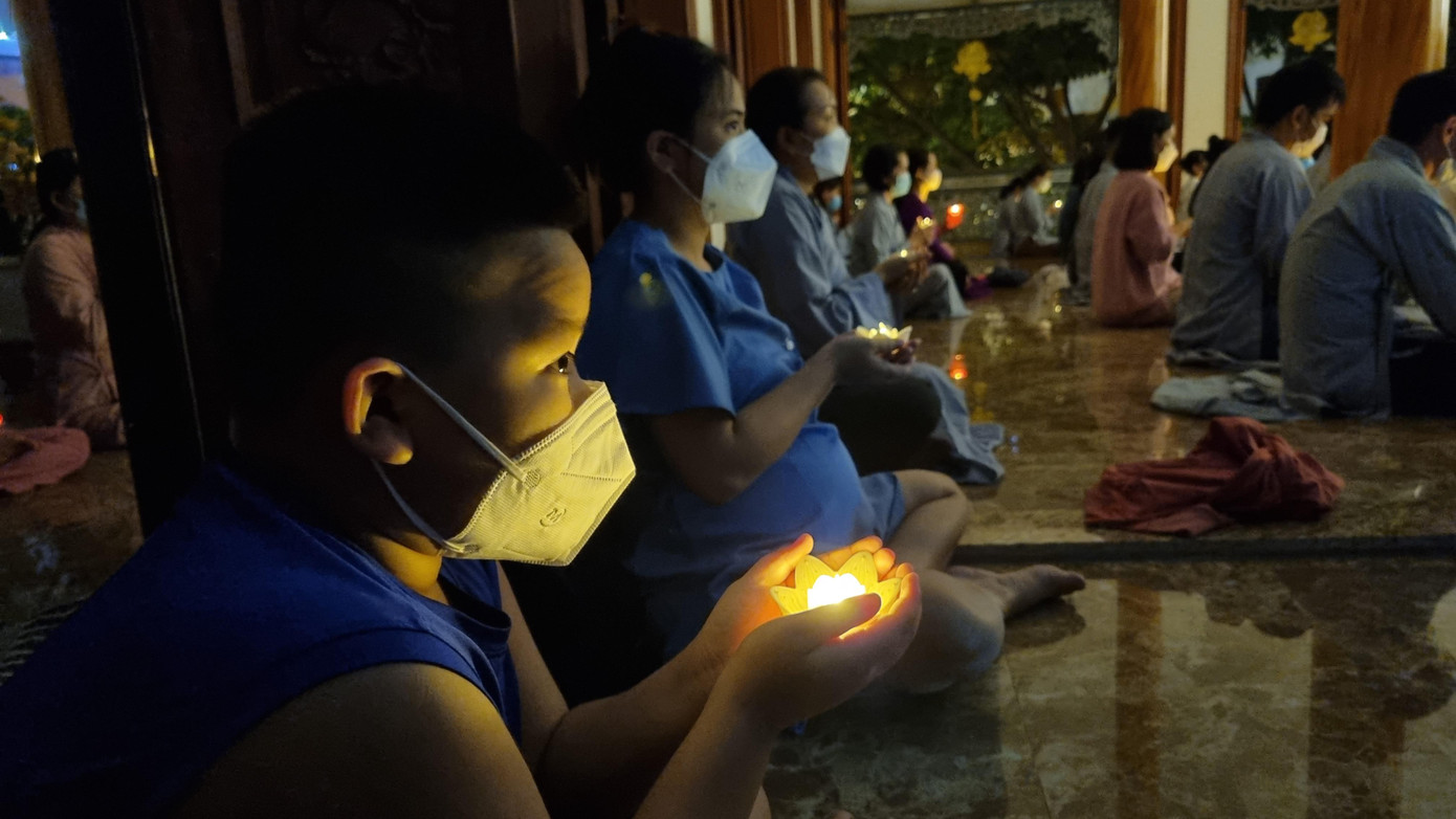 Xúc động lễ tưởng niệm đồng bào tử vong và cán bộ, chiến sĩ hy sinh do đại dịch COVID-19 ảnh 64