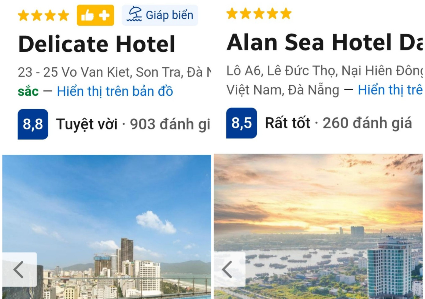 Các khách sạn tự gắn 4 sao, 5 sao trên các nền tảng bán phòng trực tuyến.