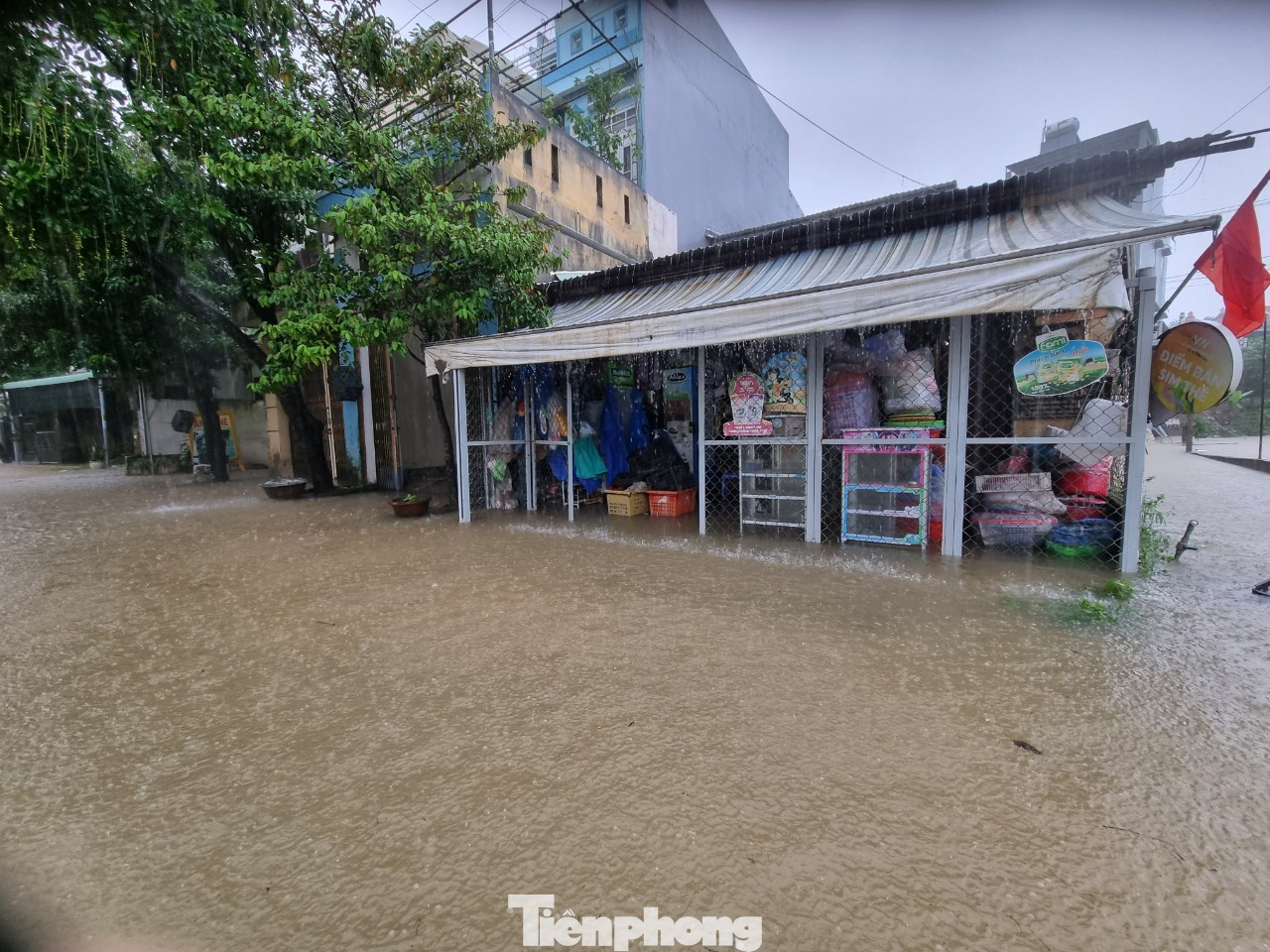 Ông Nguyễn Hoàng (xã Hòa Phong) cho hay sáng nay nước lên bắt đầu dâng mạnh, nhà ông đã ngập gần nửa mét. "Nghe dự báo mưa kéo dài tới ngày 17, lo lắm. Mấy ngày tới đây lượng mưa lớn thì chỉ có đường ngập nặng hơn thôi", ông Hoàng lo lắng.