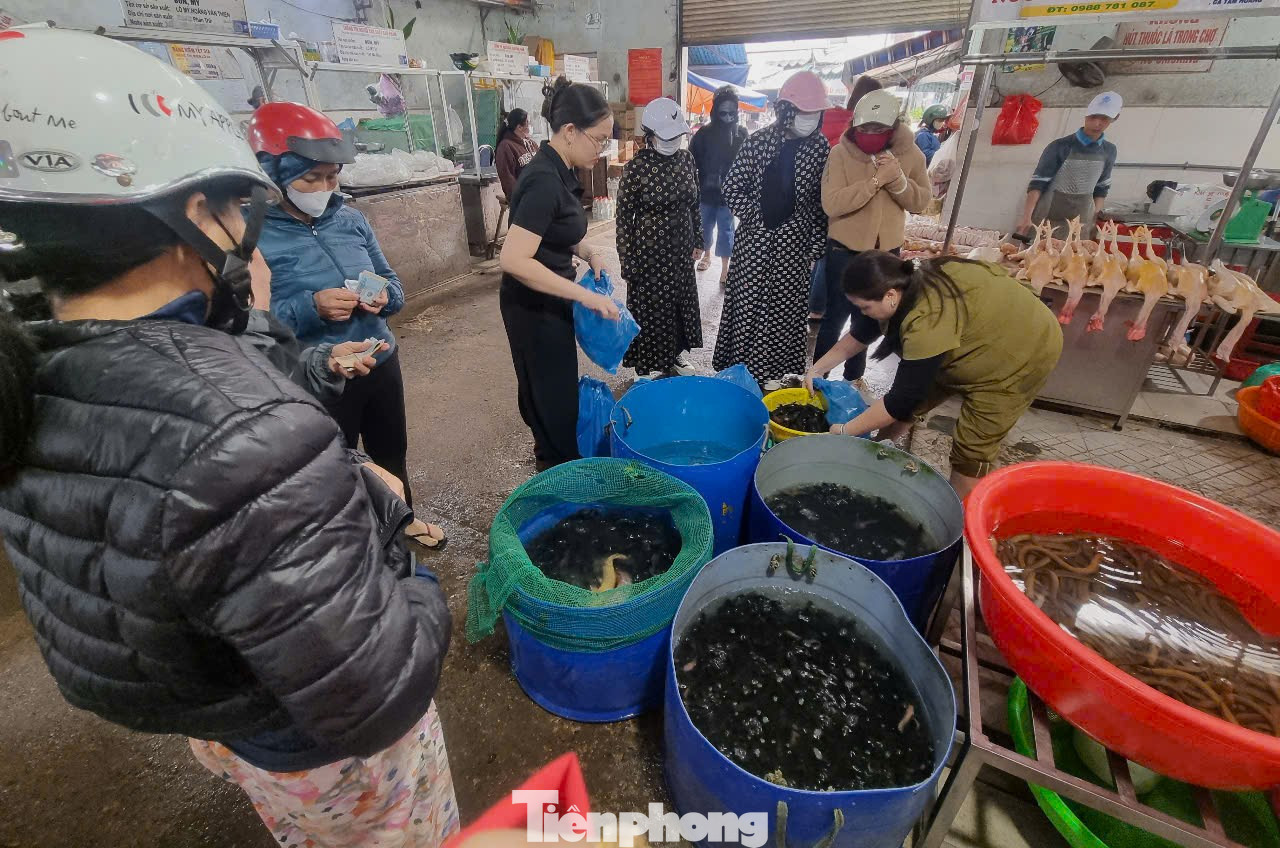 Từ sáng sớm người dân đã tấp nập đi mua cá phóng sinh. Chị Nguyễn Thị Ngọc (quận Cẩm Lệ) cho hay rằm tháng Giêng, tháng Bảy năm nào chị cũng mua cá và mang ra khu vực cầu Cẩm Lệ phóng sinh. "Năm nay tôi mua hơn 1 triệu đồng với nhiều loại cá. Tôi quan niệm mang lại sự sống cho con vật cũng là một cách tích đức, phước lành", chị nói. Từ sáng sớm người dân đã tấp nập đi mua cá phóng sinh. Chị Nguyễn Thị Ngọc (quận Cẩm Lệ) cho hay rằm tháng Giêng, tháng Bảy năm nào chị cũng mua cá và mang ra khu vực cầu Cẩm Lệ phóng sinh. "Năm nay tôi mua hơn 1 triệu đồng với nhiều loại cá. Tôi quan niệm mang lại sự sống cho con vật cũng là một cách tích đức, phước lành", chị nói.