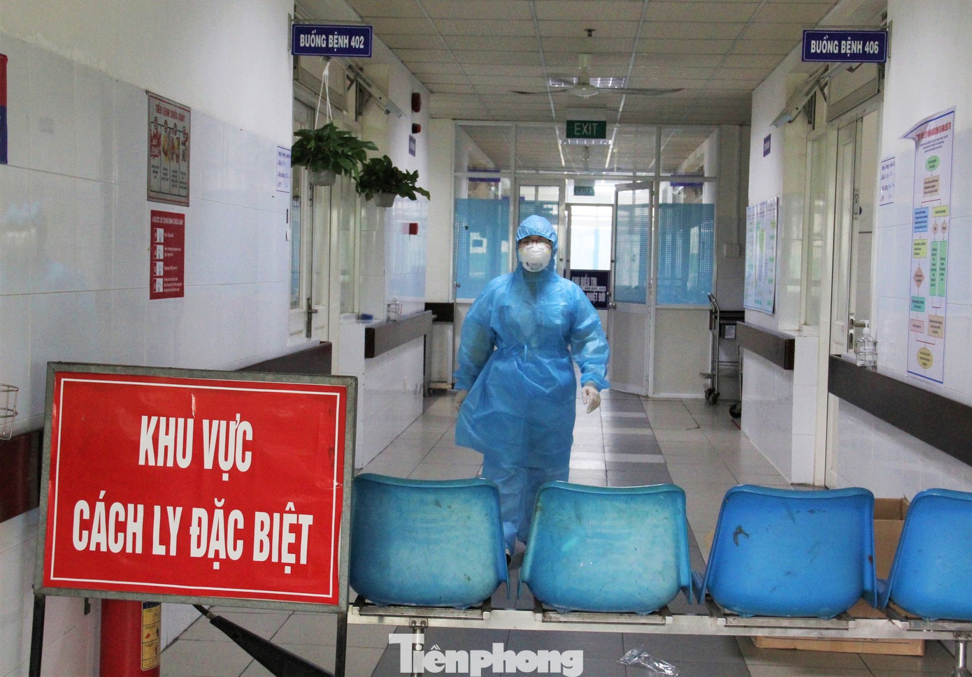 CDC Đà Nẵng yêu cầu Bệnh viện Đà Nẵng cách ly tạm thời ca nghi mắc đậu mùa khỉ theo đúng quy định. (Ảnh: Thanh Trần).