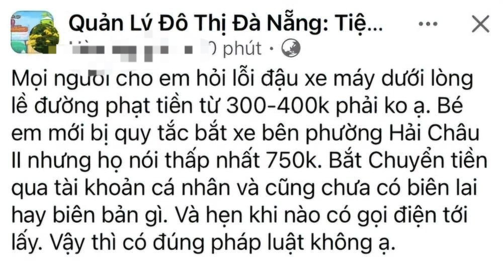 Người dân phản ảnh vụ việc lên mạng xã hội.