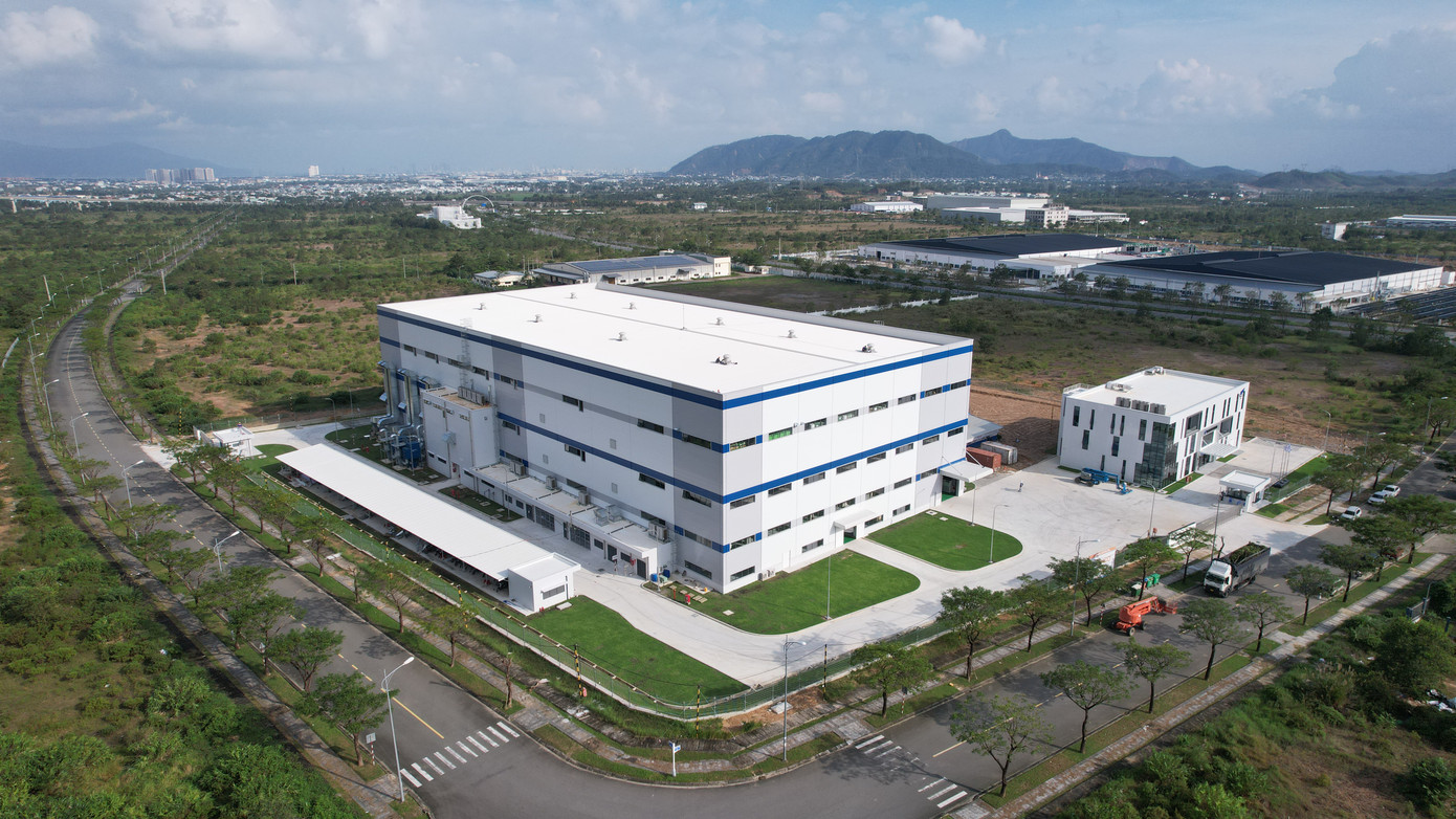 Dự án Nhà máy sản xuất linh kiện Hàng không KP Vina giai đoạn 1 xây dựng trên diện tích 1,3 ha. Dự án Nhà máy sản xuất linh kiện Hàng không KP Vina giai đoạn 1 xây dựng trên diện tích 1,3 ha.