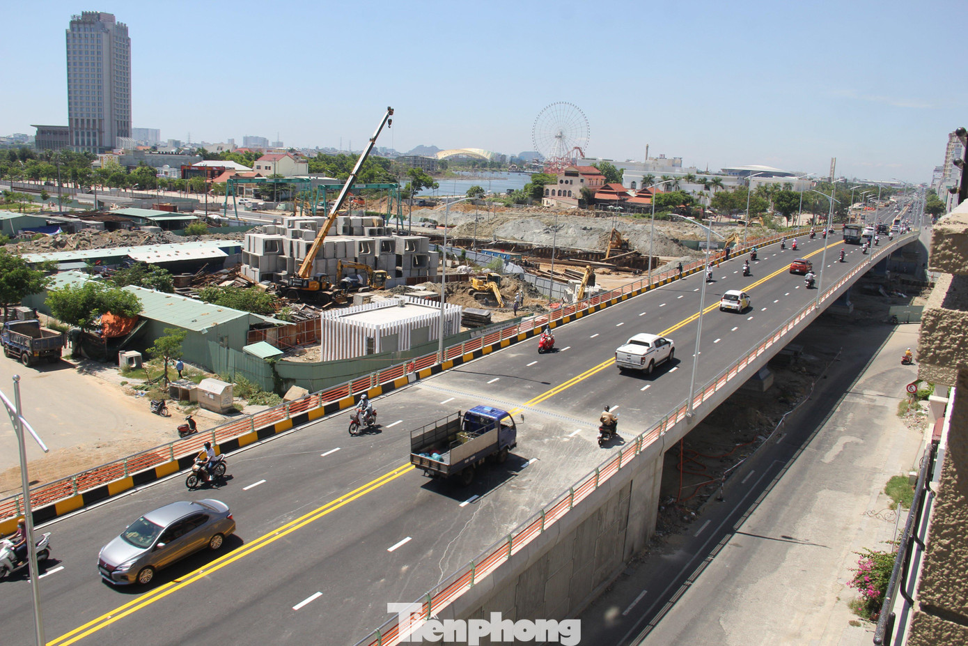 Công trình góp phần giải quyết tình trạng quá tải, ùn tắc giao thông vào giờ cao điểm tại nút giao đường 2/9- Nguyễn Văn Trỗi -Trần Thị Lý.