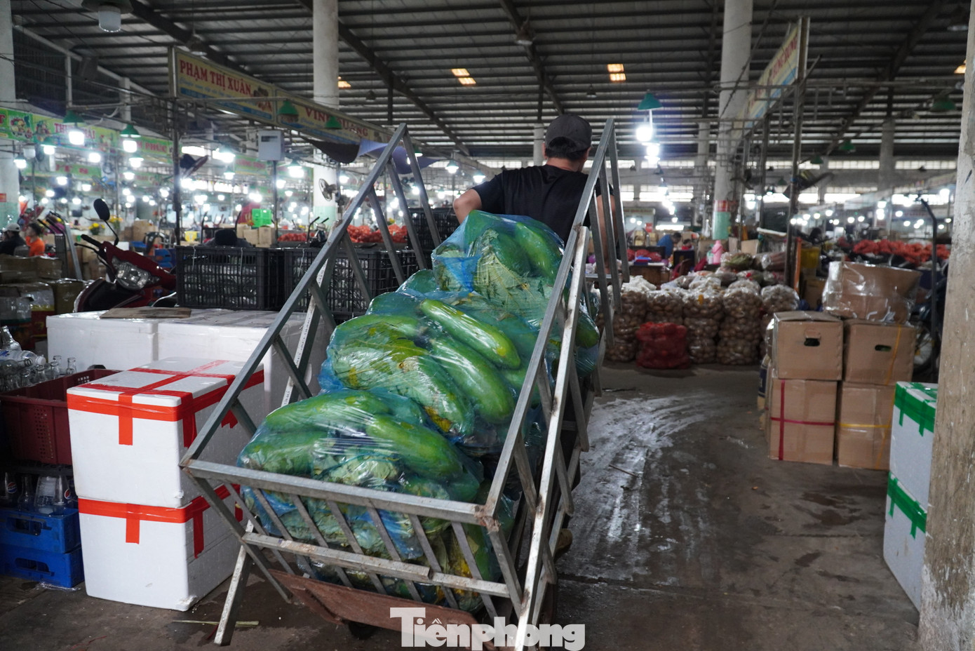 Chợ đầu mối Hoà Cường là chợ nông sản lớn nhất miền Trung, với hơn 500 quầy hàng, mỗi ngày cung cấp hàng trăm tấn rau củ quả cho thành phố Đà Nẵng và các vùng lân cận.