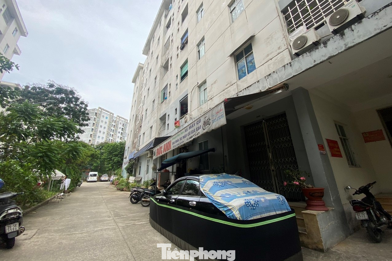 Khu chung cư nơi xảy ra vụ việc. Khu chung cư nơi xảy ra vụ việc.