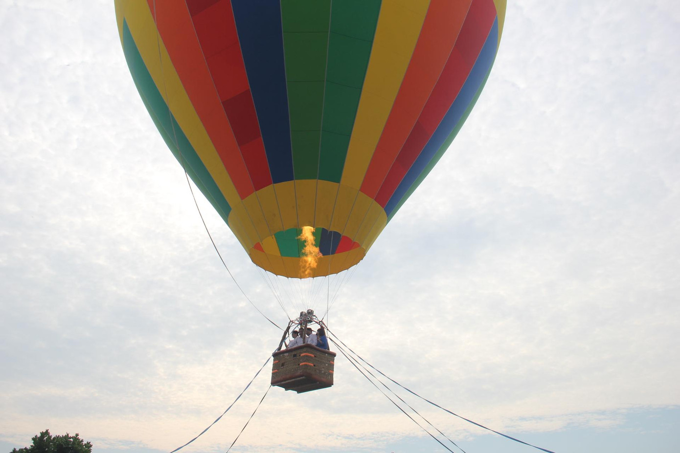 Ngày hội có 17 khinh khí cầu, trong đó có 3 khinh khí cầu cao đến 22m, 12 khinh khí cầu cao 7-10m. Các khinh khí cầu trình diễn theo hình thức bay treo, cột dây cố định. Vị trí cao nhất của khinh khí cao khoảng 40 mét so với mặt đất.