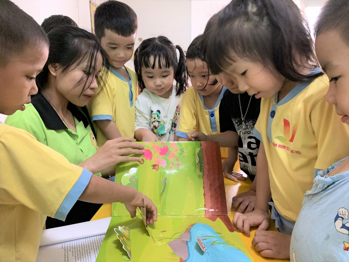 Ngành Giáo dục mầm non trước đến nay chỉ toàn sinh viên nữ theo học.