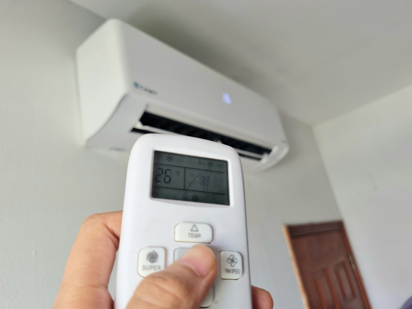 Điều hoà được khuyến cáo dùng ở mức 26 độ trở lên.