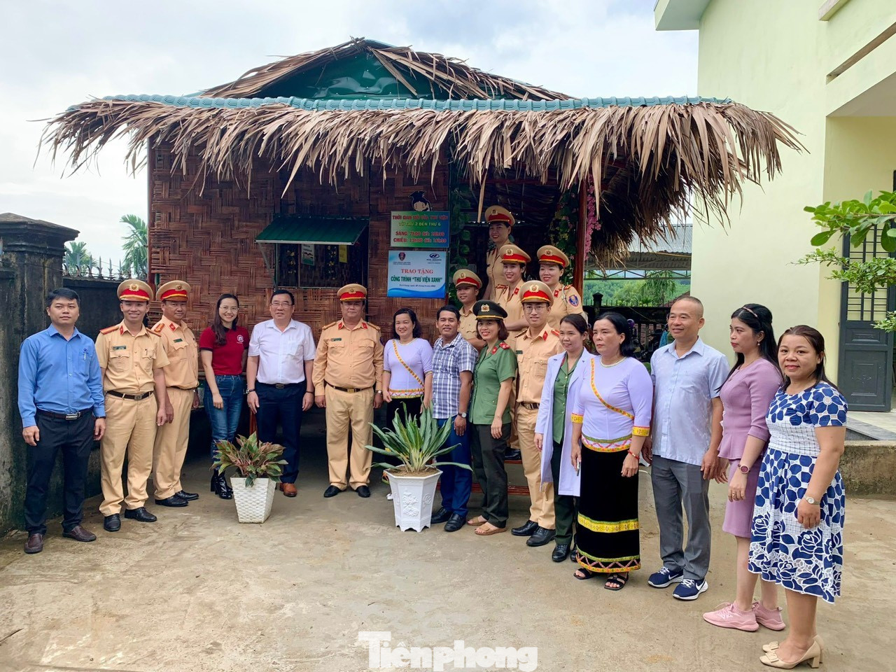 Thư viện xanh tại huyện Trà Bồng, tỉnh Quảng Ngãi.