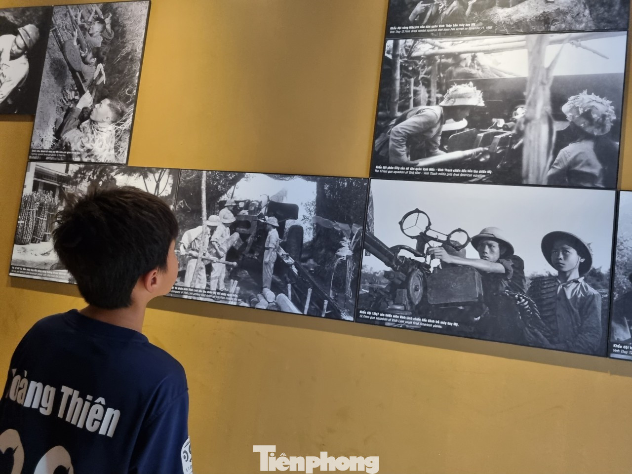 Phòng trưng bày tái hiện lại không khí chiến đấu, cuộc sống của nhân dân Quảng Trị.