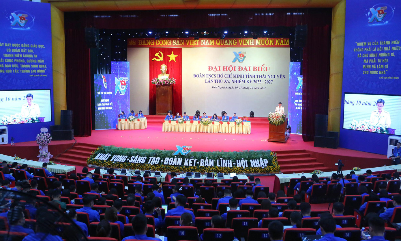 Phiên thứ hai Đại hội Đoàn tỉnh Thái Nguyên. Ảnh: Trọng Tài Phiên thứ hai Đại hội Đoàn tỉnh Thái Nguyên. Ảnh: Trọng Tài