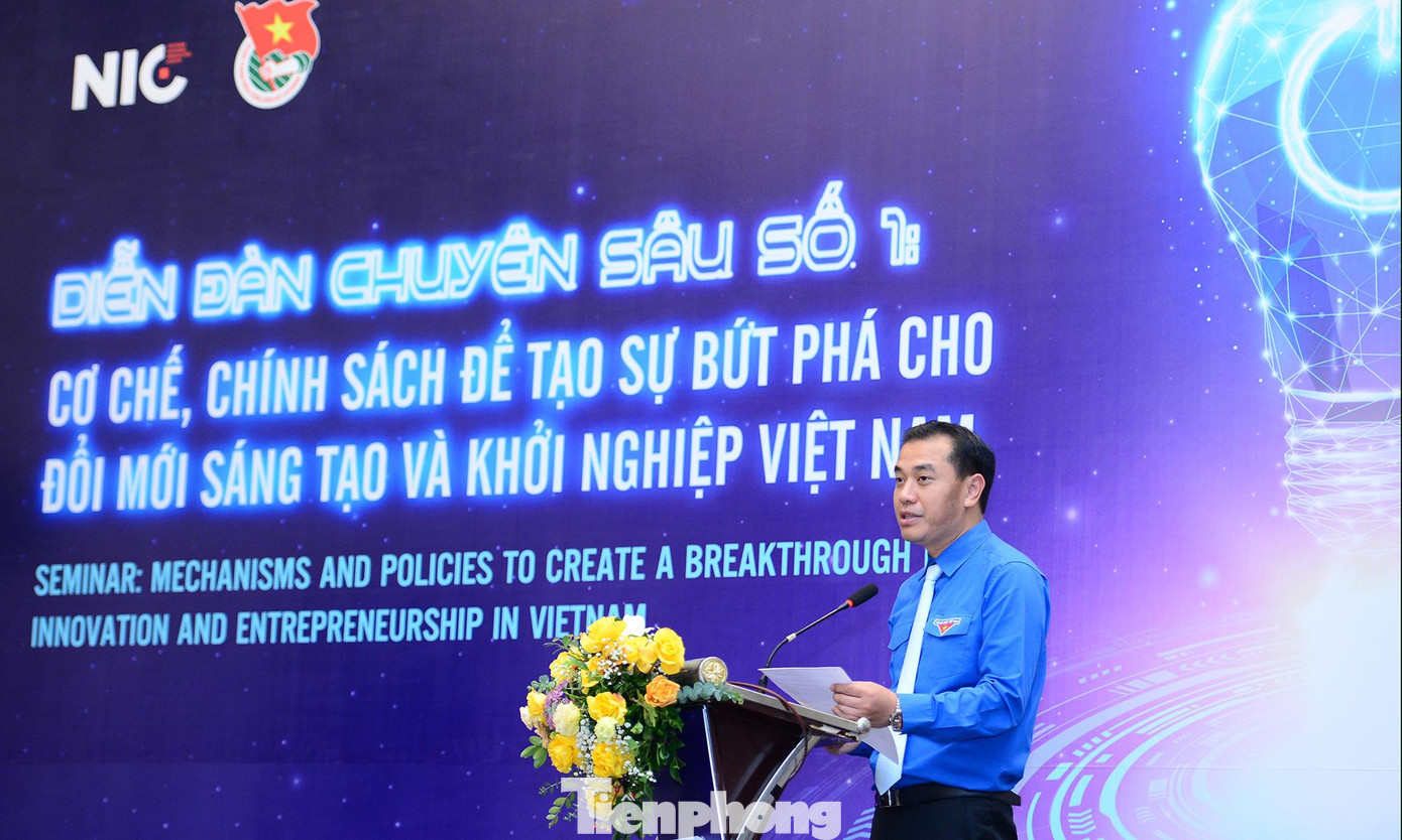 Anh Nguyễn Hải Minh phát biểu tại chương trình. Ảnh: Dương Triều