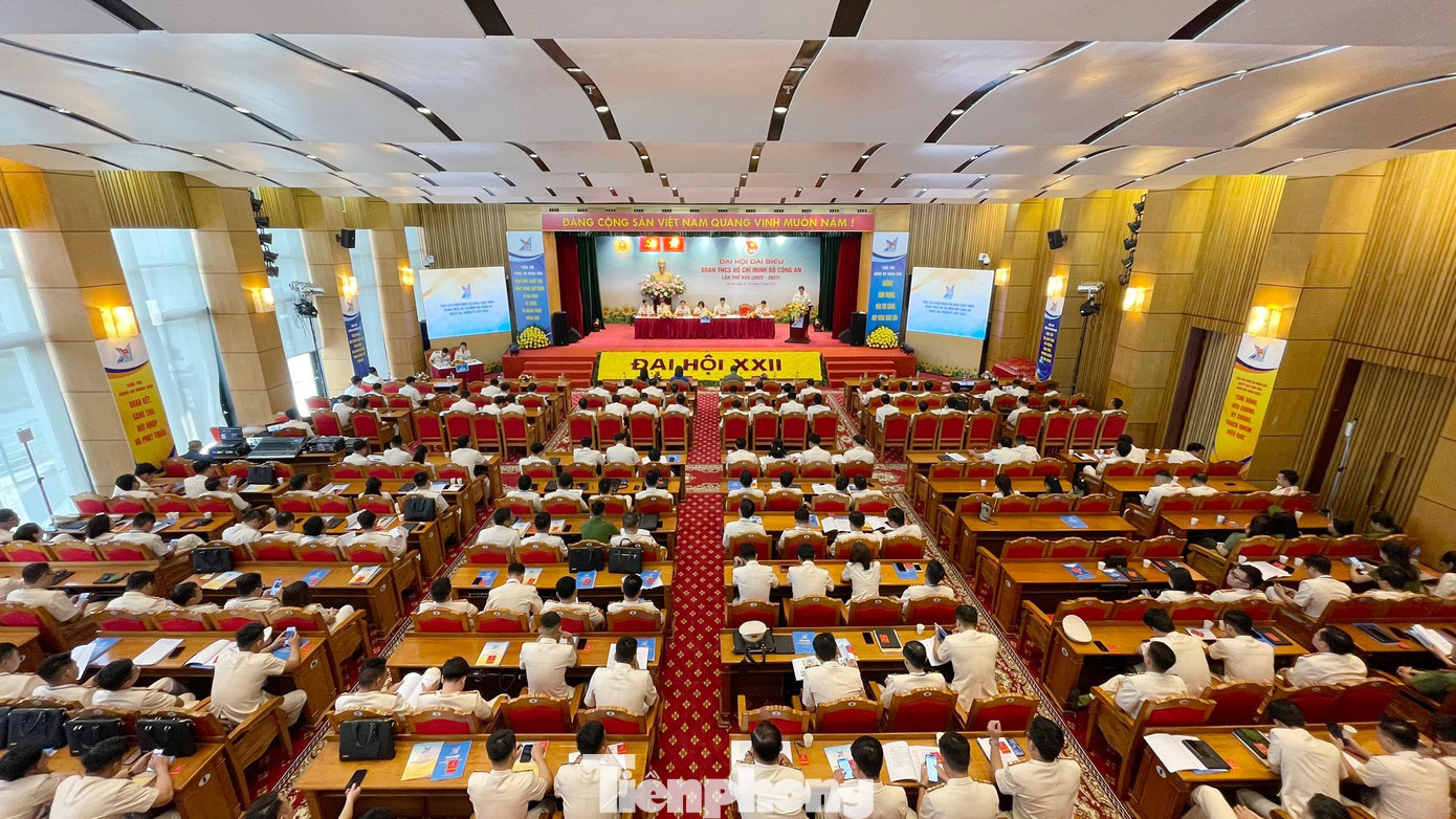 Phiên thứ nhất Đại hội Đoàn Thanh niên Bộ Công an lần thứ XXII