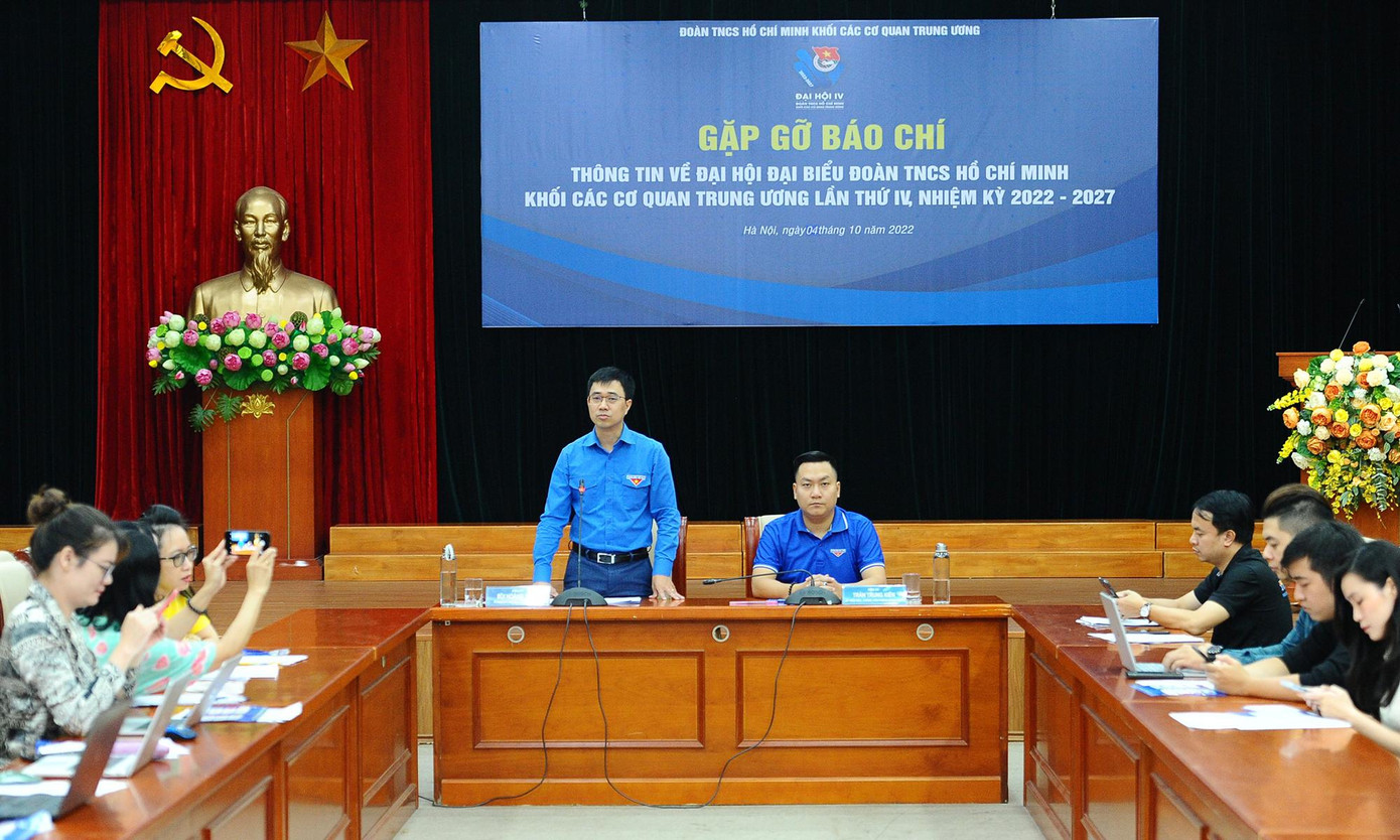 Chương trình thông tin về Đại hội. Ảnh: Đức Minh