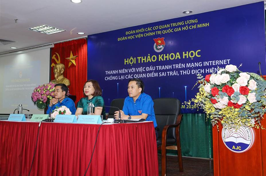 Trong nhiệm kỳ có 12 hội nghị, hội thảo, tọa đàm quy mô cấp Đoàn Khối. Ảnh: BTC Trong nhiệm kỳ có 12 hội nghị, hội thảo, tọa đàm quy mô cấp Đoàn Khối. Ảnh: BTC