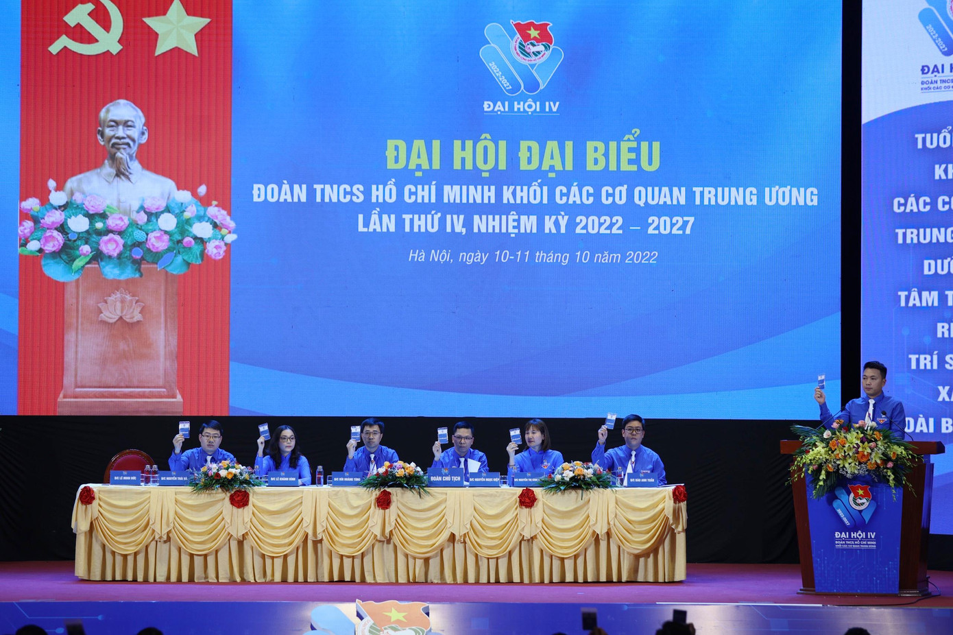 Tại đại hội, các đại biểu đã biểu quyết thông qua nhiều nội dung. Ảnh: Như Ý