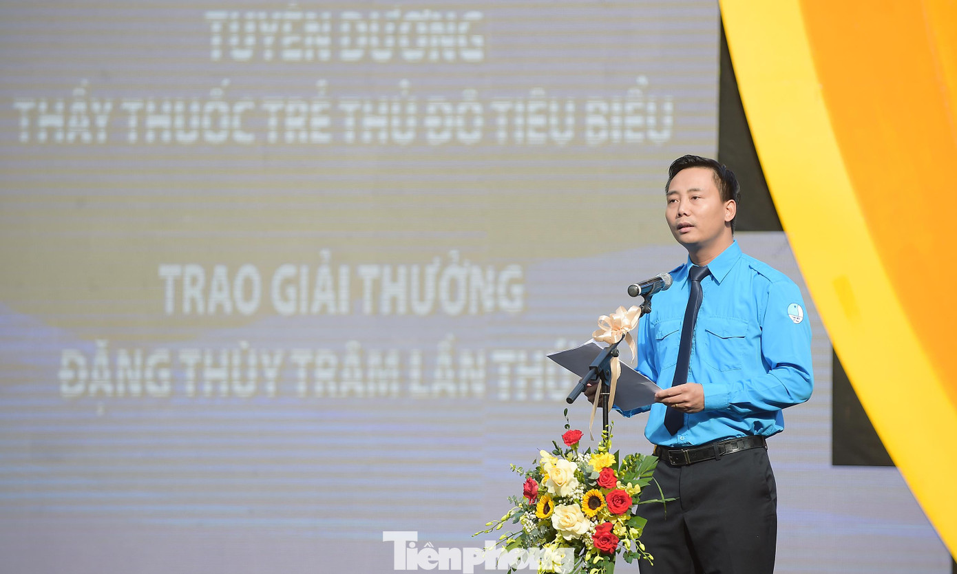 Anh Nguyễn Đức Tiến phát biểu tại chương trình. Ảnh: Xuân Tùng Anh Nguyễn Đức Tiến phát biểu tại chương trình. Ảnh: Xuân Tùng