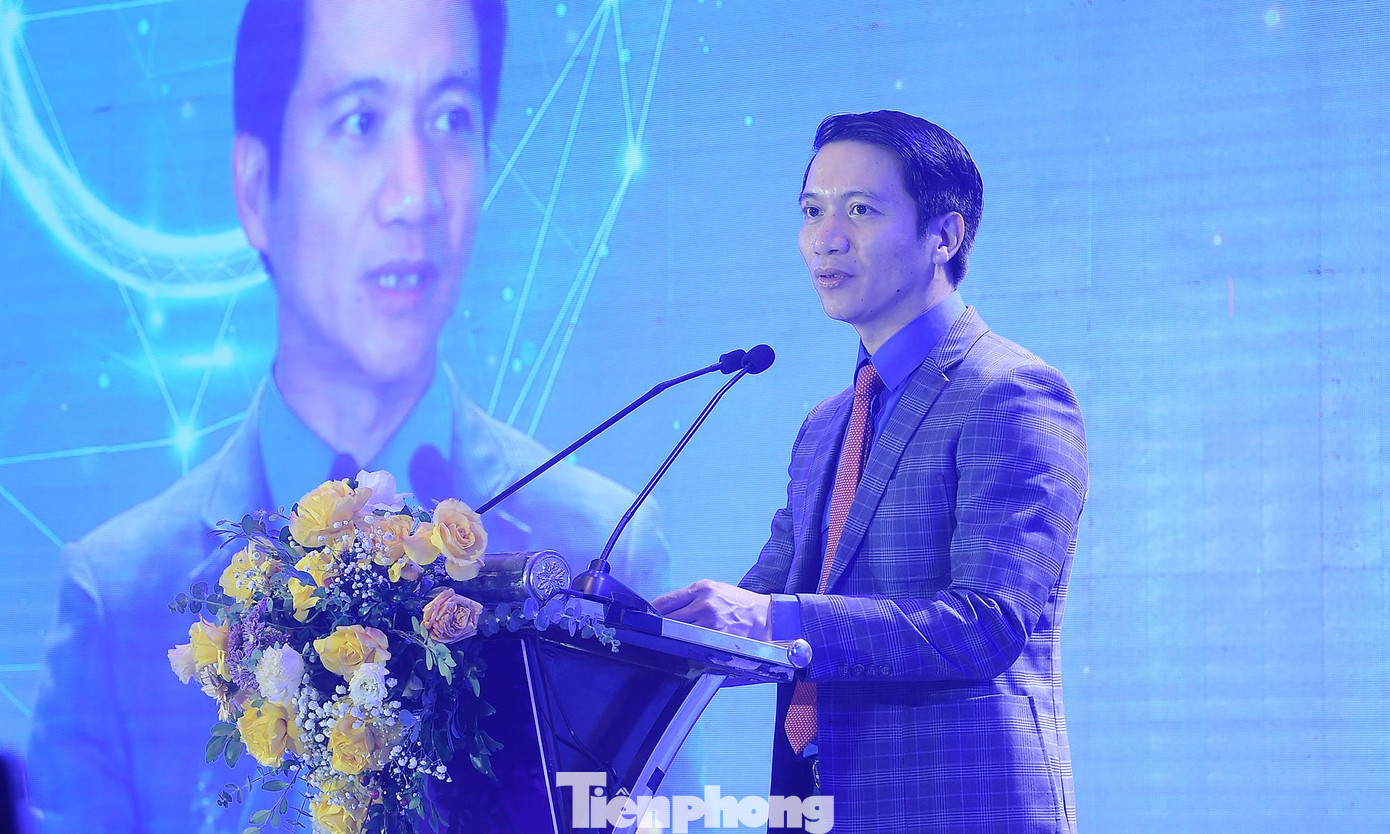 Anh Nguyễn Ngọc Lương phát biểu khai mạc Diễn đàn. Ảnh: Xuân Tùng