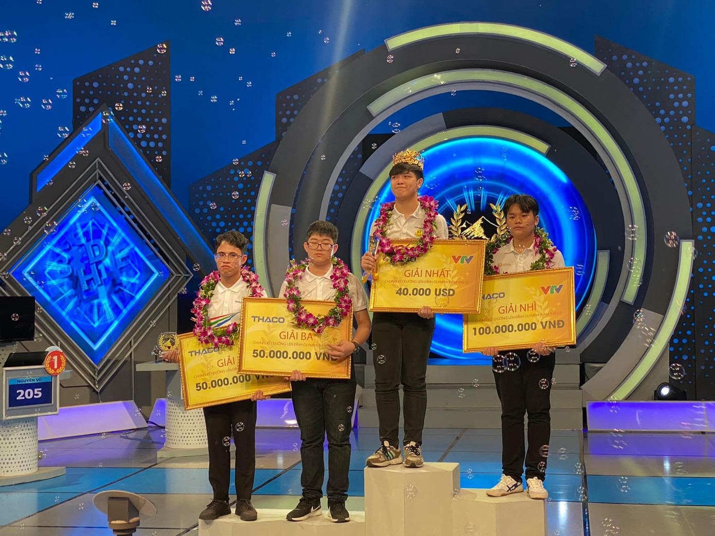 Nguyên Vũ giành chức vô địch Đường lên đỉnh Olympia năm thứ 22. Ảnh: FB Đường lên đỉnh Olympia Nguyên Vũ giành chức vô địch Đường lên đỉnh Olympia năm thứ 22. Ảnh: FB Đường lên đỉnh Olympia
