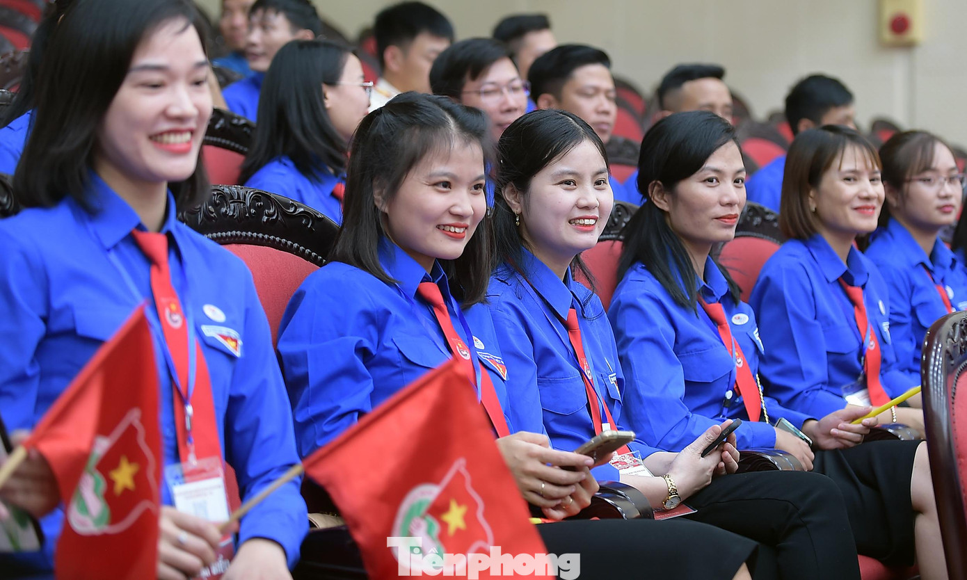 Đại hội có 98 đại biểu nữ. Ảnh: Xuân Tùng Đại hội có 98 đại biểu nữ. Ảnh: Xuân Tùng