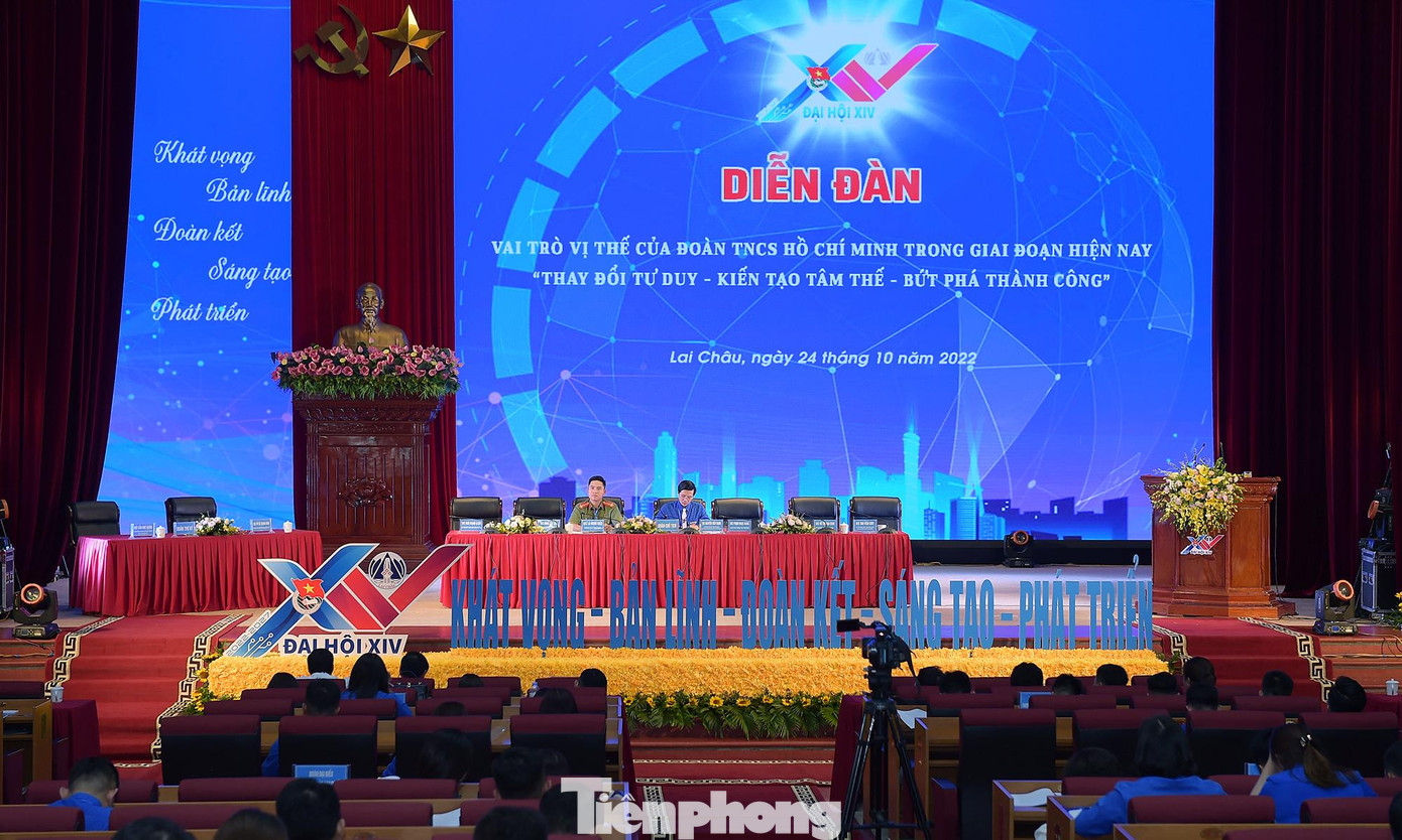 Diễn đàn Vai trò, vị thế của Đoàn TNCS Hồ Chí Minh trong giai đoạn hiện nay. Ảnh: Xuân Tùng