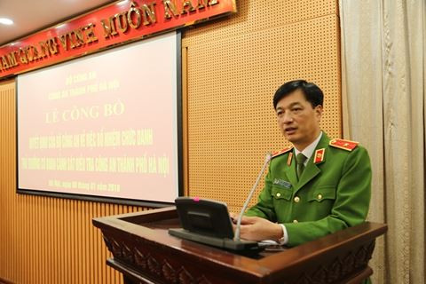 Bổ nhiệm Thủ trưởng Cơ quan Cảnh sát điều tra Công an Hà Nội ảnh 2