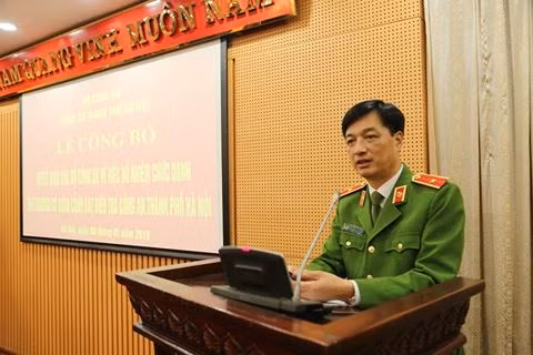 Bổ nhiệm Thủ trưởng Cơ quan Cảnh sát điều tra Công an Hà Nội ảnh 2