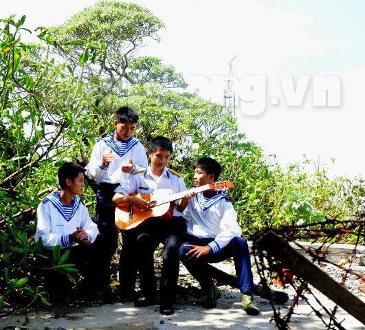 Phút bình yên trên đảo