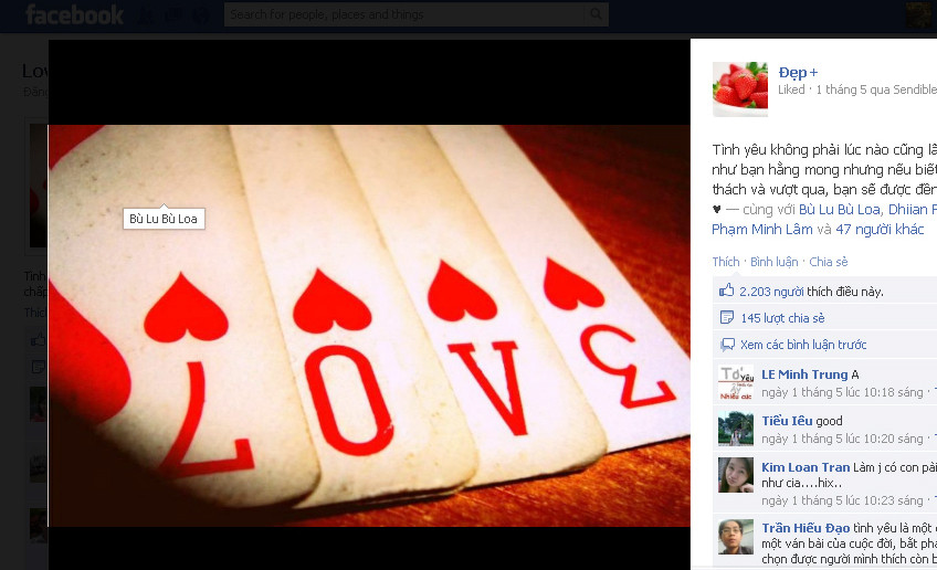 "Love" - "Yêu" cũng được dựng lên từ rất nhiều kiểu.