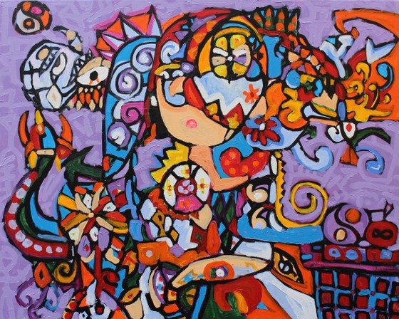 Một tác phẩm của Hoàng Nhật Quang.