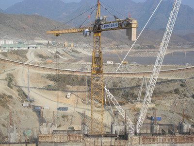 Toàn cảnh công trường thuỷ điện Sơn La