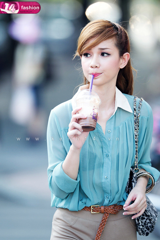 Trong những bộ ảnh thời trang cũng cực xì tin và dễ thương