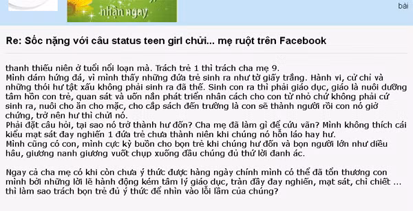 Cha mẹ cần có cách dạy con đúng cách