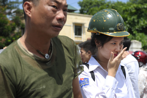 Và những giọt nước mắt của những thí sinh chưa làm bài tốt