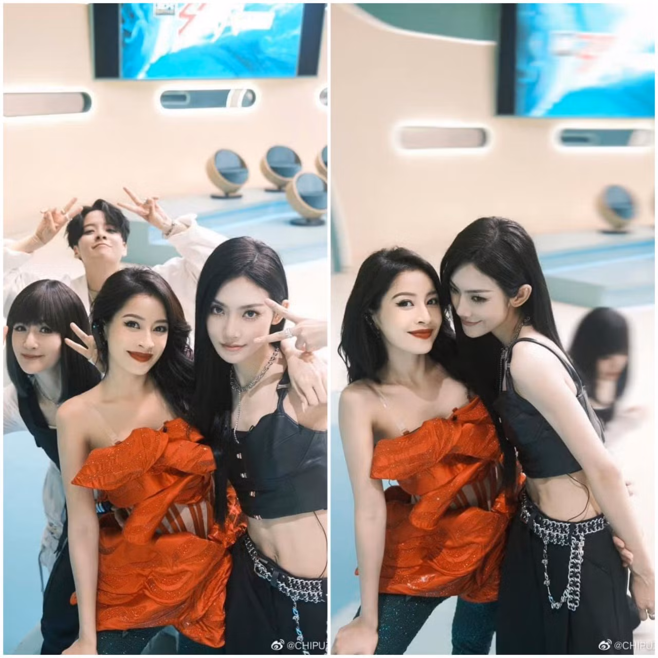 Chi Pu chung khung hình với loạt sao nổi tiếng châu Á như Tạ Na, Amber, Tăng Khả Ny. Chi Pu chung khung hình với loạt sao nổi tiếng châu Á như Tạ Na, Amber, Tăng Khả Ny.