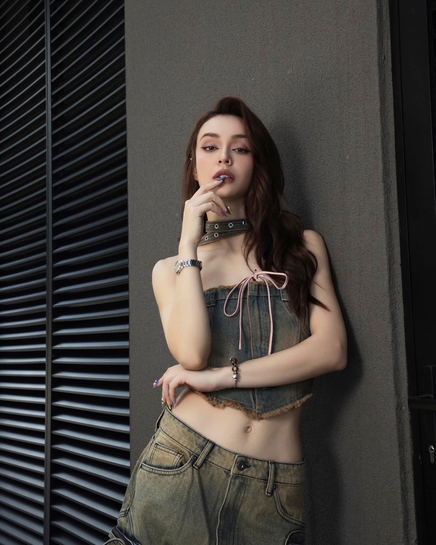 Vóc dáng săn chắc của chị đẹp MLee được nhiều người khen ngợi.