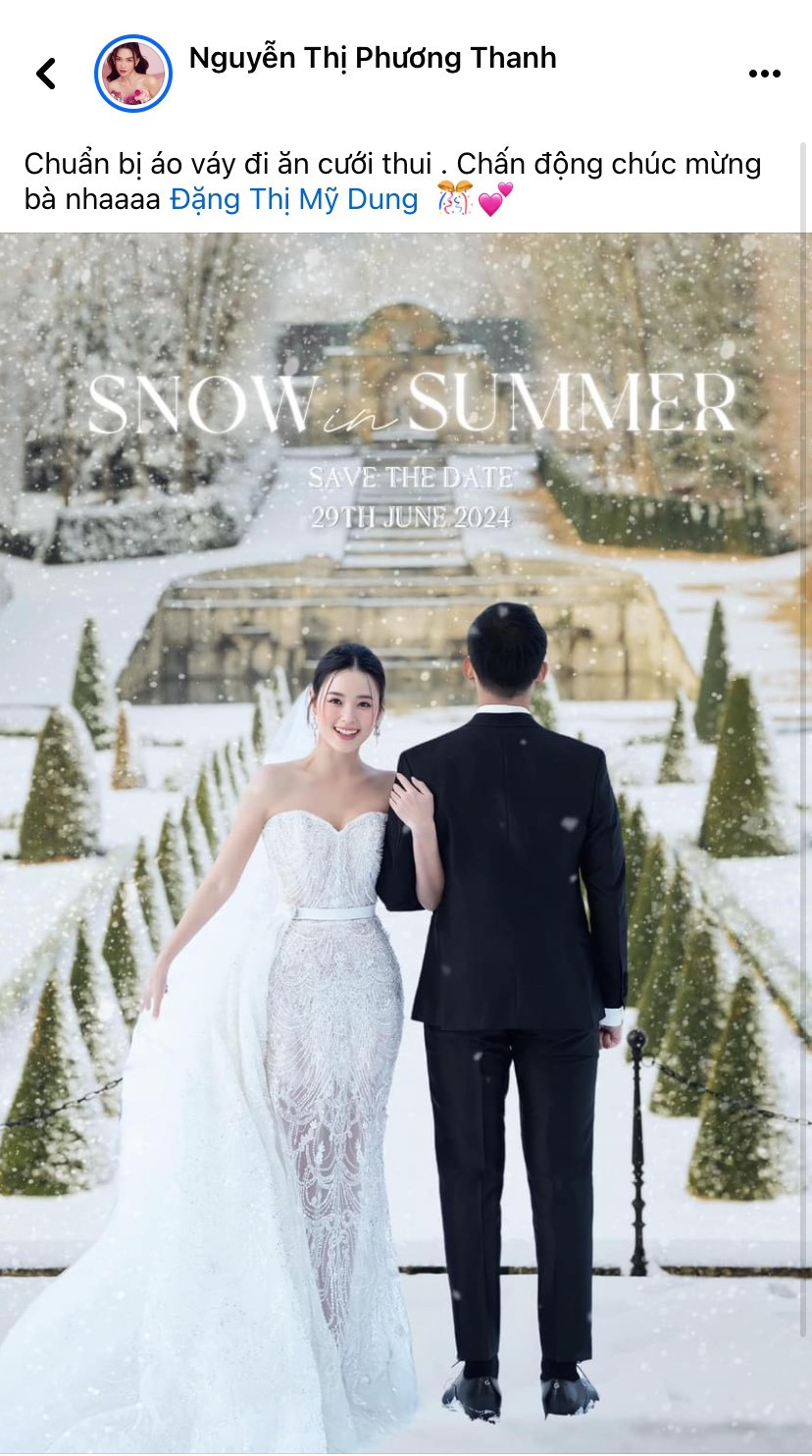 Ca sĩ Sĩ Thanh không thể bỏ lỡ dịp trọng đại này của đồng nghiệp.