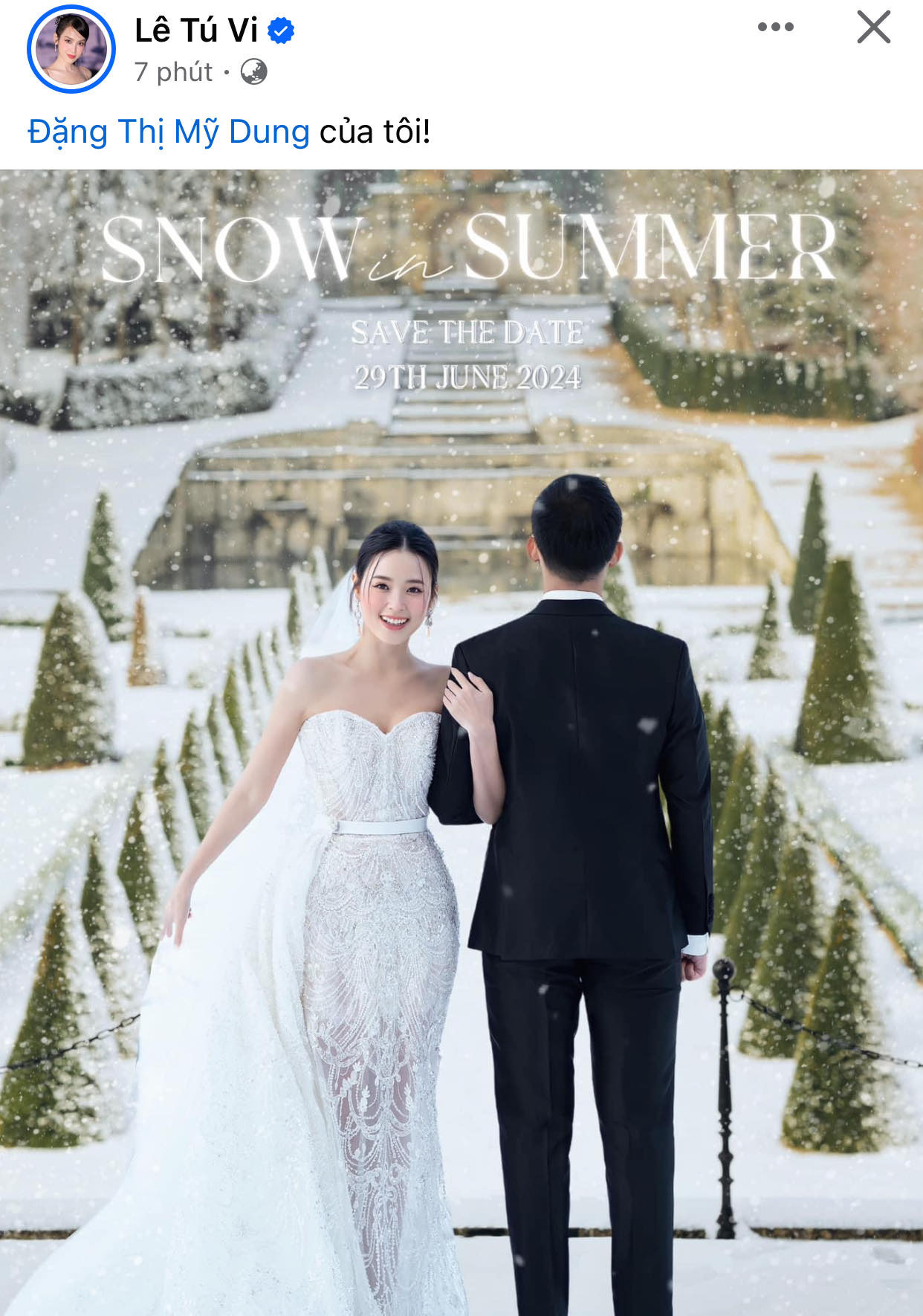 Diễn viên Tú Vi bày tỏ sự nôn nóng đợi đến ngày tham dự đám cưới Midu.