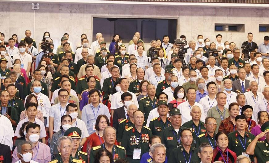 Các đại biểu dự buổi lễ. (Ảnh: Thống Nhất/TTXVN)