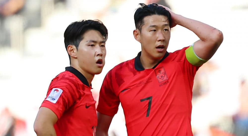 Lee Kang In (trái) và Son Heung Min. Lee Kang In (trái) và Son Heung Min.