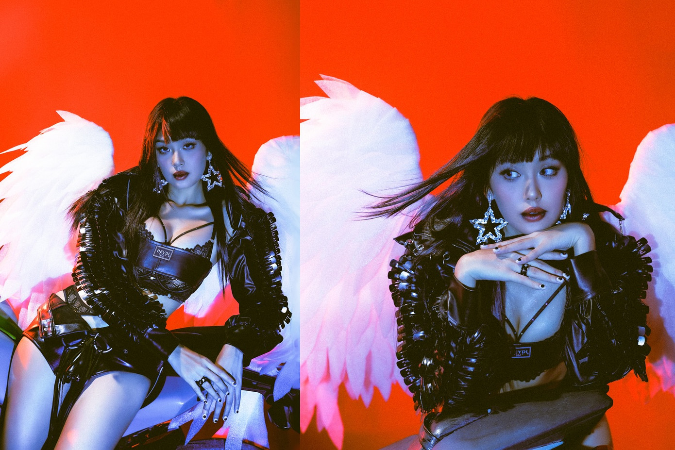 Á hậu Thảo Nhi Lê bị ám ảnh màn trình diễn của Lisa (BlackPink) trong show diễn nội y Victoria&apos;s Secret năm nay. Người đẹp đầu tư đôi cánh thiên thần như bản gốc và bộ nội y ren Lisa từng diện trên sân khấu.