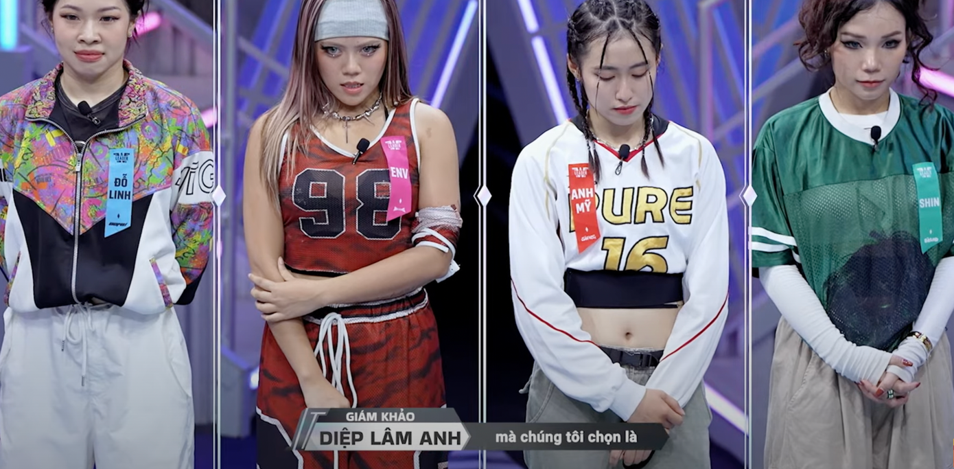 Màn lựa chọn người nhảy chính căng thẳng ở cấp bậc trưởng nhóm trong tập 4.