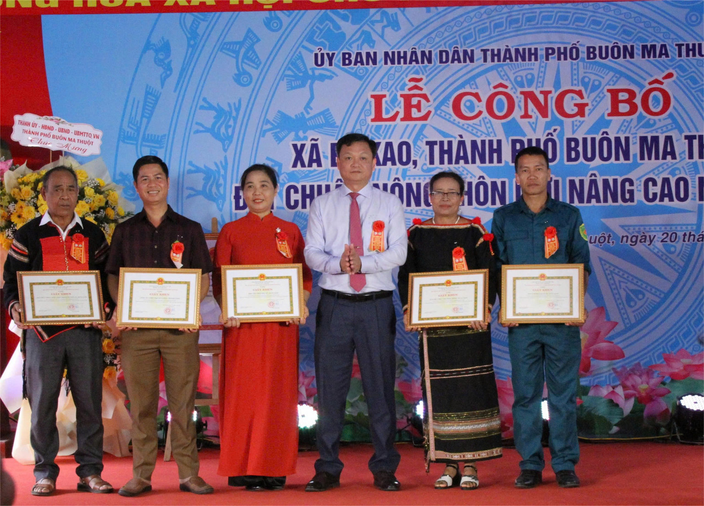 Xã Ea Kao là 1 trong 4 xã đạt chuẩn nông thôn mới nâng cao.