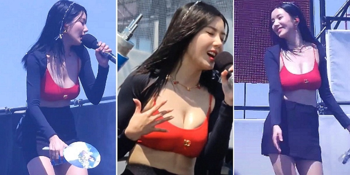 Những bộ đồ diễn khiến Kwon Eun Bi nổi tiếng sau Water Bomb.