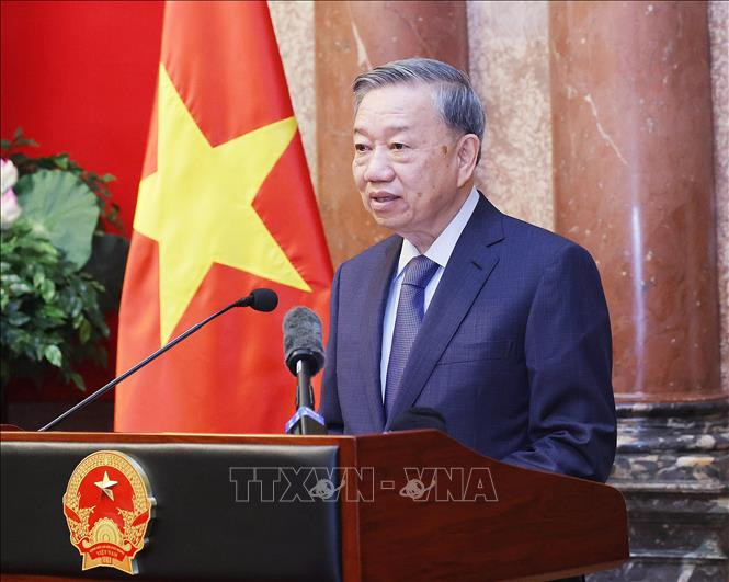 Tổng Bí thư, Chủ tịch nước Tô Lâm phát biểu. Ảnh: Lâm Khánh/TTXVN. Tổng Bí thư, Chủ tịch nước Tô Lâm phát biểu. Ảnh: Lâm Khánh/TTXVN.